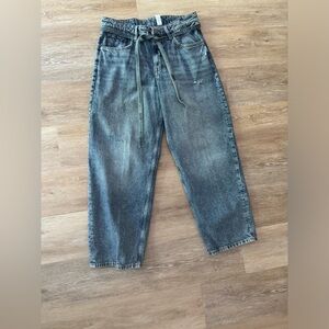 H&M Tie Blue Jeans